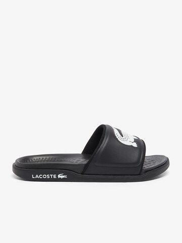 LACOSTE Beach & Pool Shoes 'Serve Slide' in Black