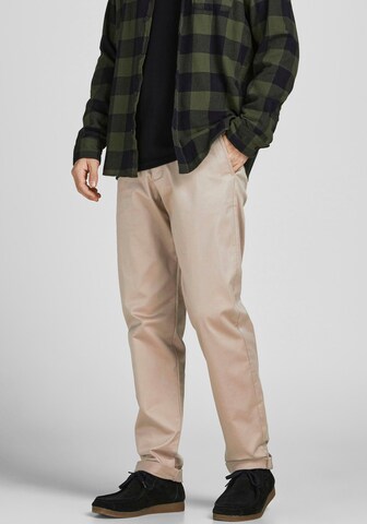 Loosefit Pantaloni chino 'JJPSTKane JJPablo' di JACK & JONES in beige: frontale