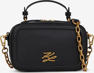 Karl Lagerfeld Чанта с презрамки в черно: отпред