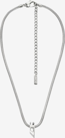 DIESEL Ketju värissä hopea: etupuoli