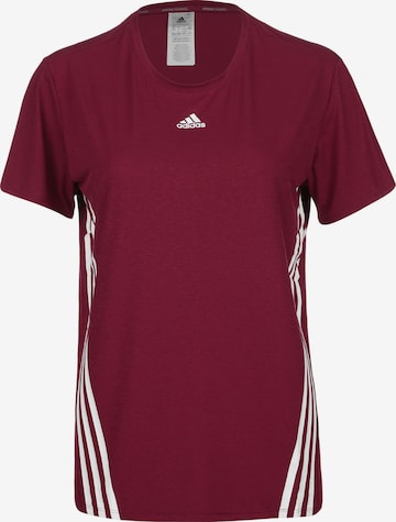 T-shirt fonctionnel ADIDAS SPORTSWEAR en rouge : devant