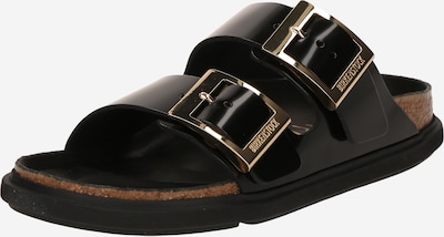 BIRKENSTOCK Natikače s potpeticom u zlatna / crna, Pregled proizvoda