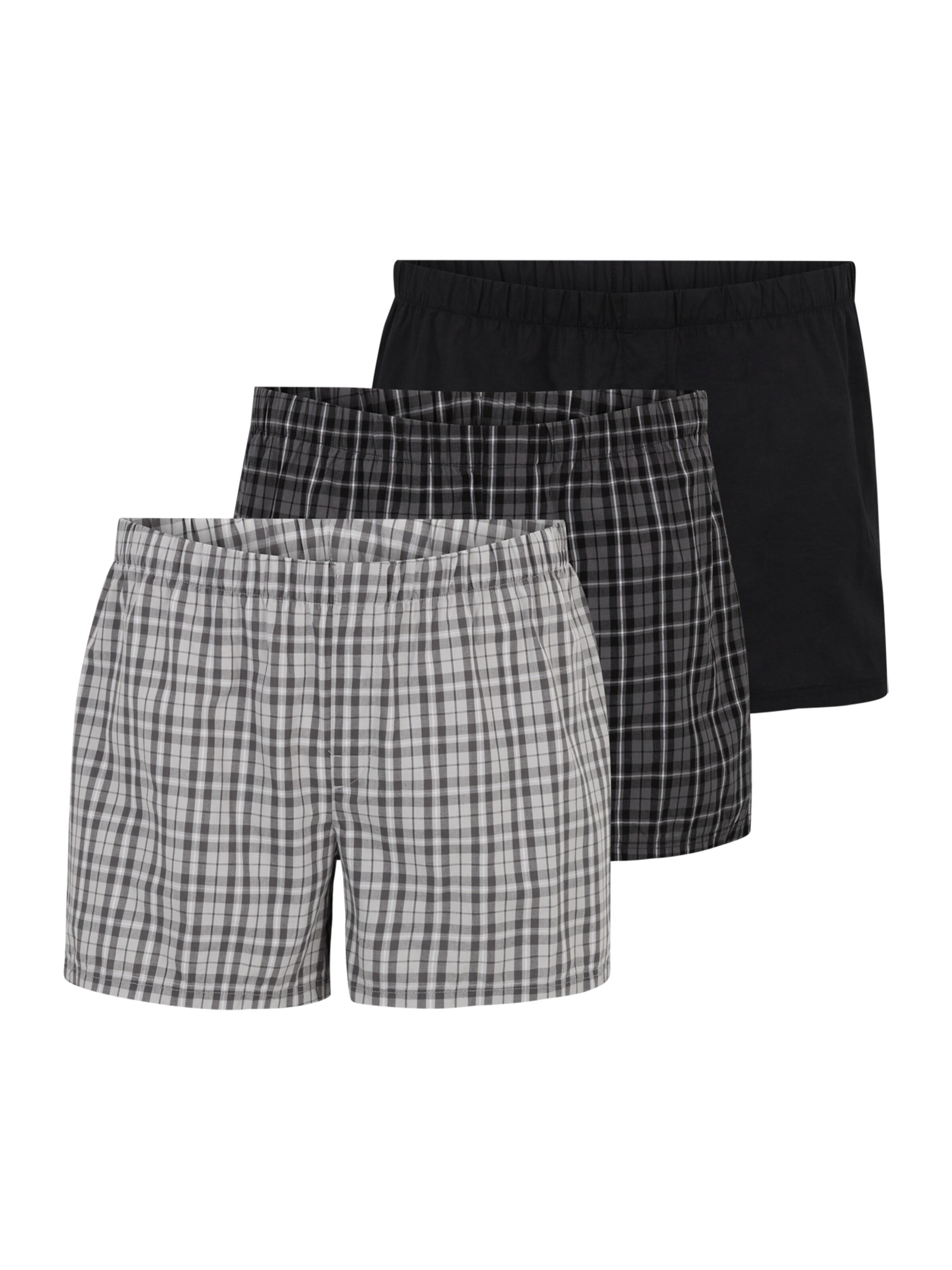 Jack & Jones Plus Boxer shorts 'JACMILANO' in Grey: front