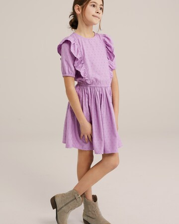 WE Fashion Mekko värissä lila: etupuoli