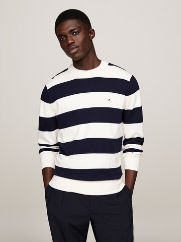 TOMMY HILFIGER Pullover in Weiß: Vorderseite