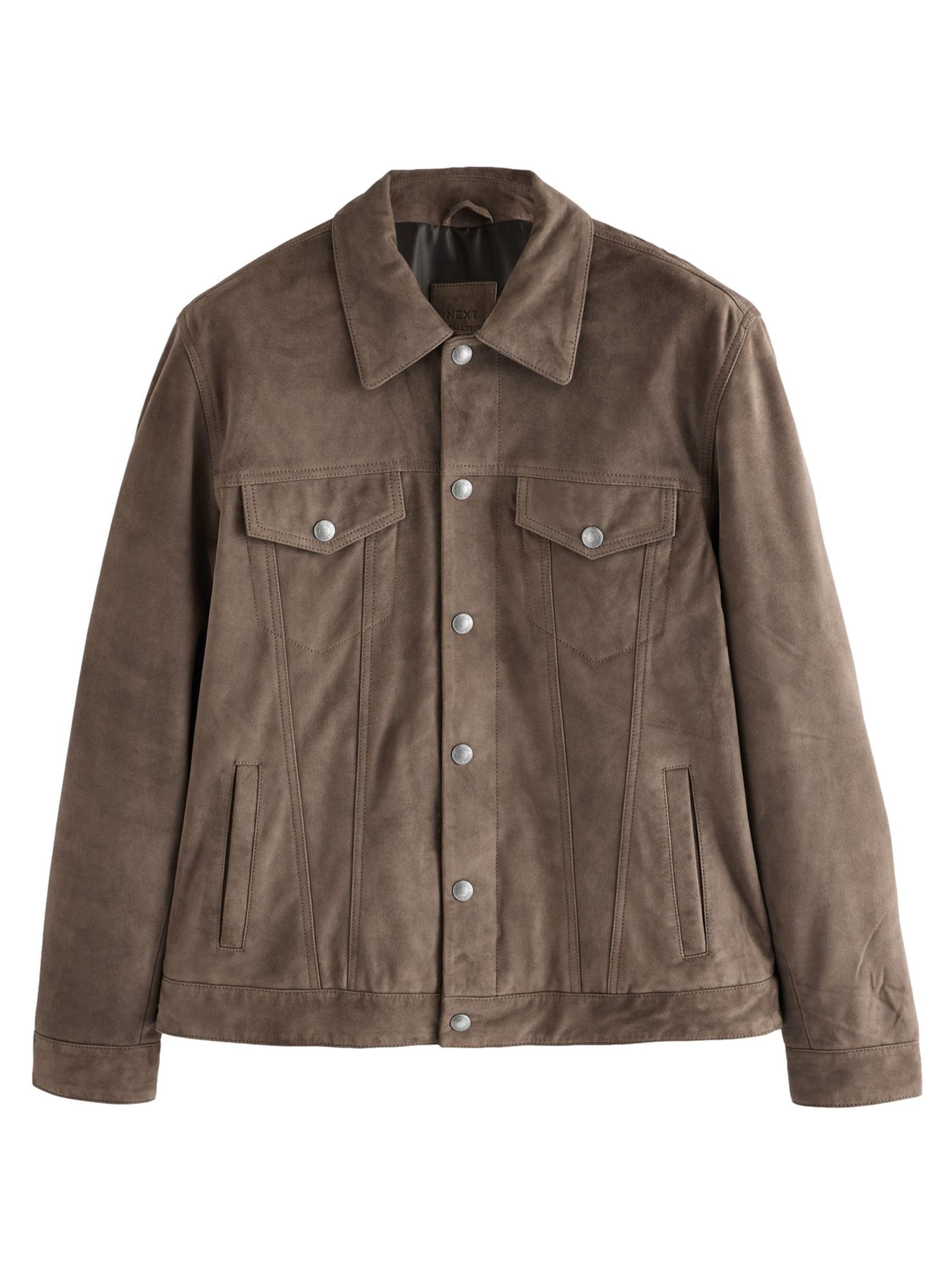 Next Přechodná bunda – hnědá: přední strana