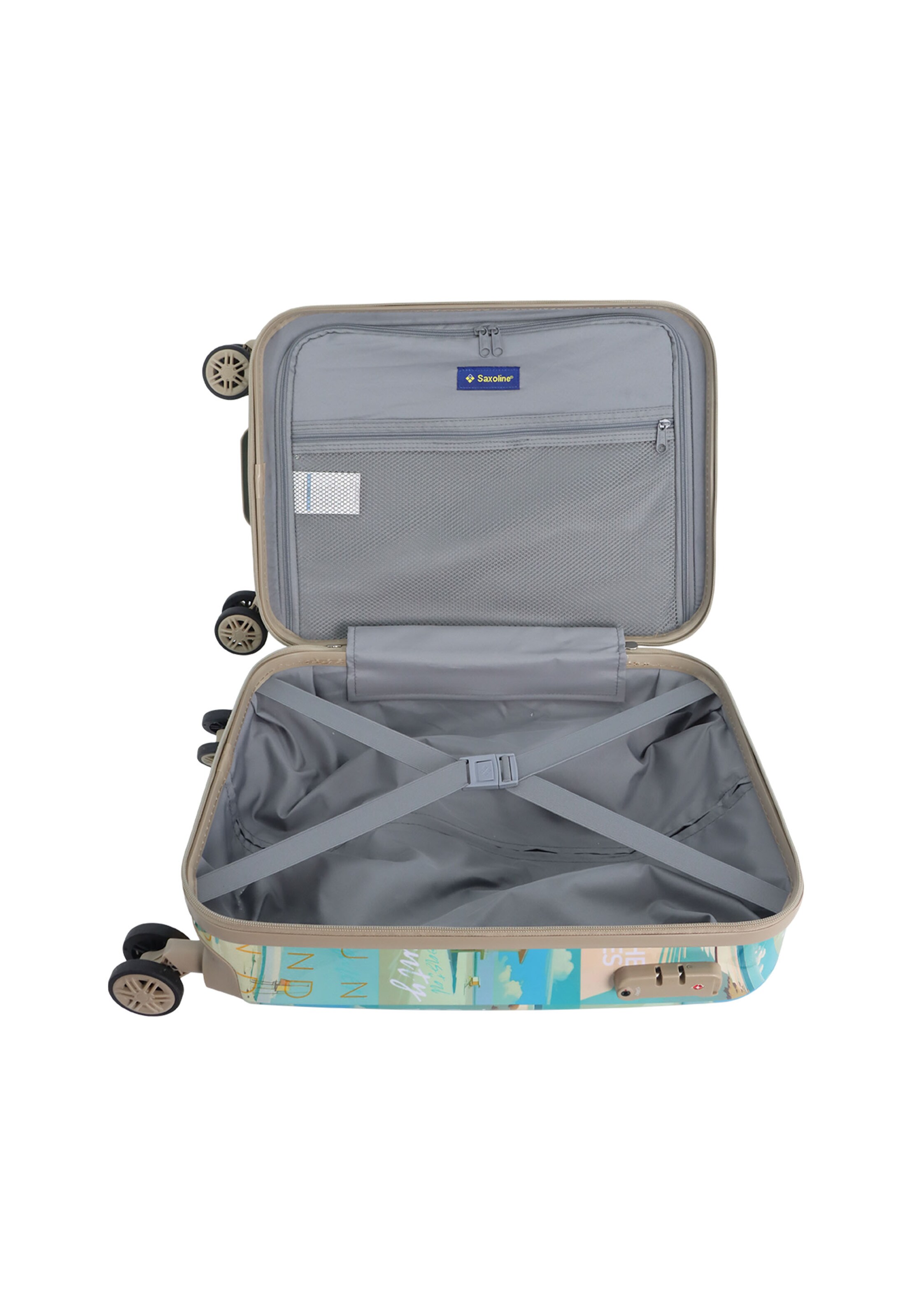 Saxoline Suitcase 'Coastal Beauty' in Mixed colors