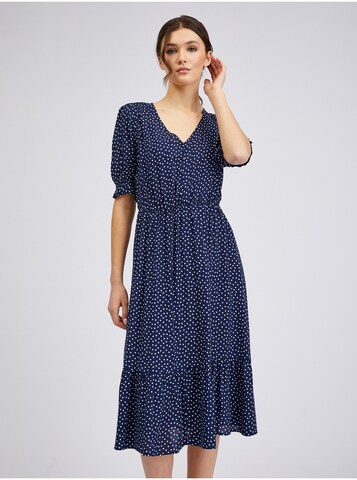 Orsay Shirt Dress in Blue: front