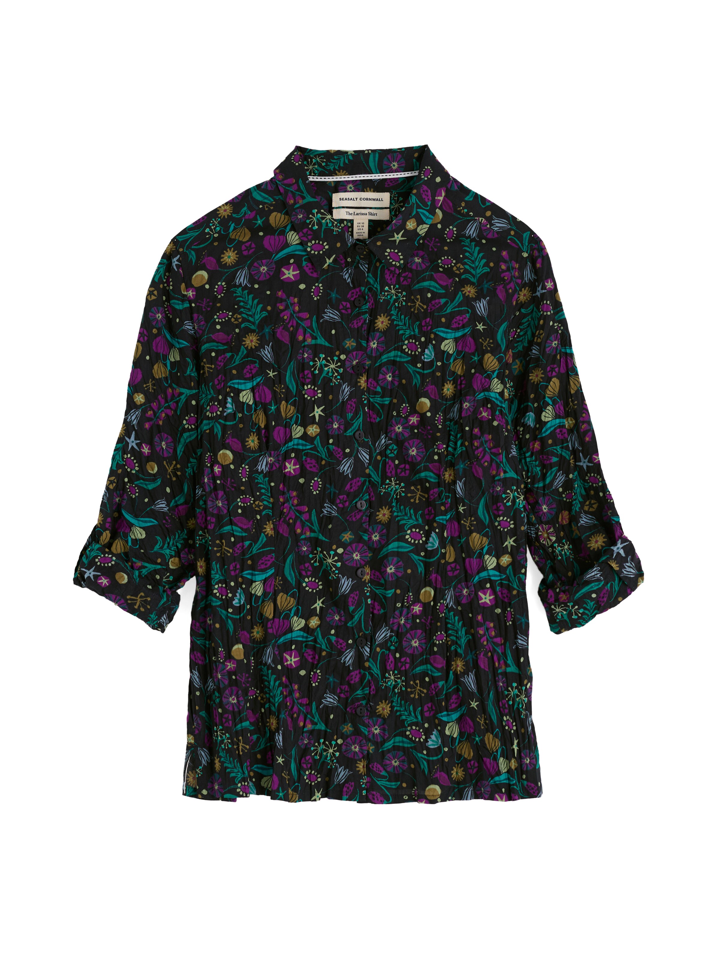 Chemisier ' 'Larissa' ' Seasalt Cornwall en noir : devant