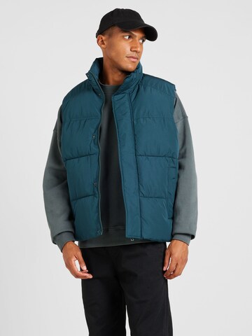 Gilet 'JJEBRADLEY' JACK & JONES en vert : devant