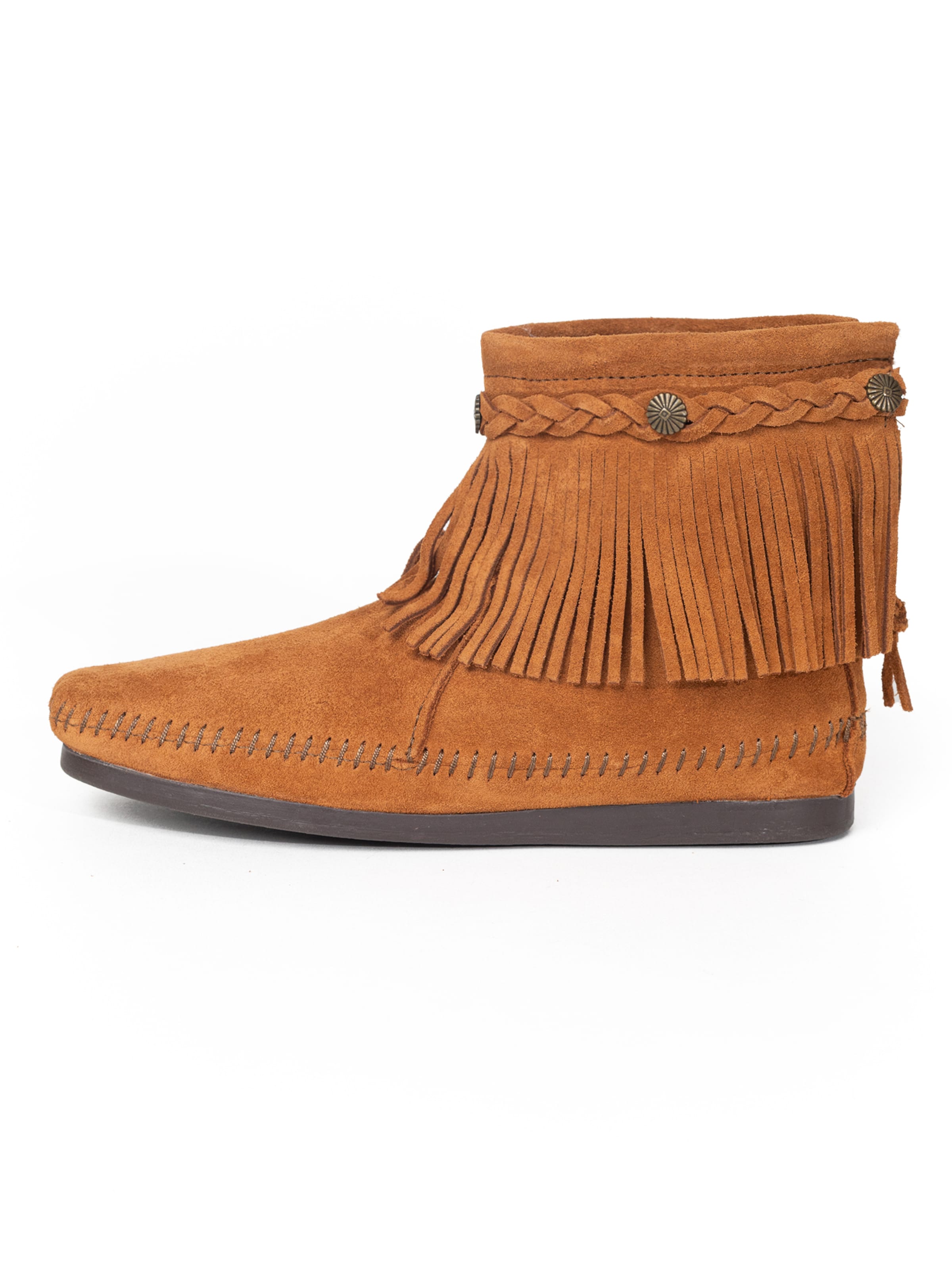 Minnetonka Μποτάκι σε καφέ: μπροστά