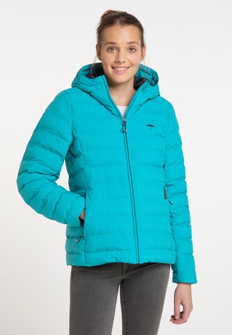 Schmuddelwedda Between-Season Jacket in Blue: front