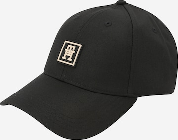 TOMMY HILFIGER Cap 'SPORT LUXE' in Black: front