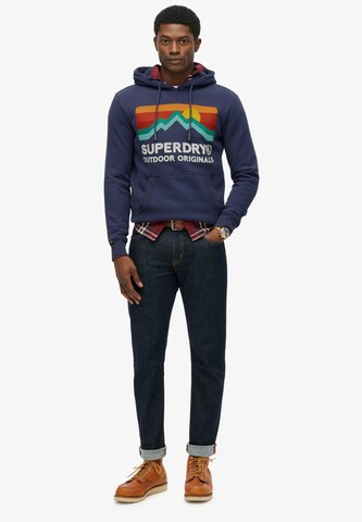 Sweat-shirt Superdry en bleu