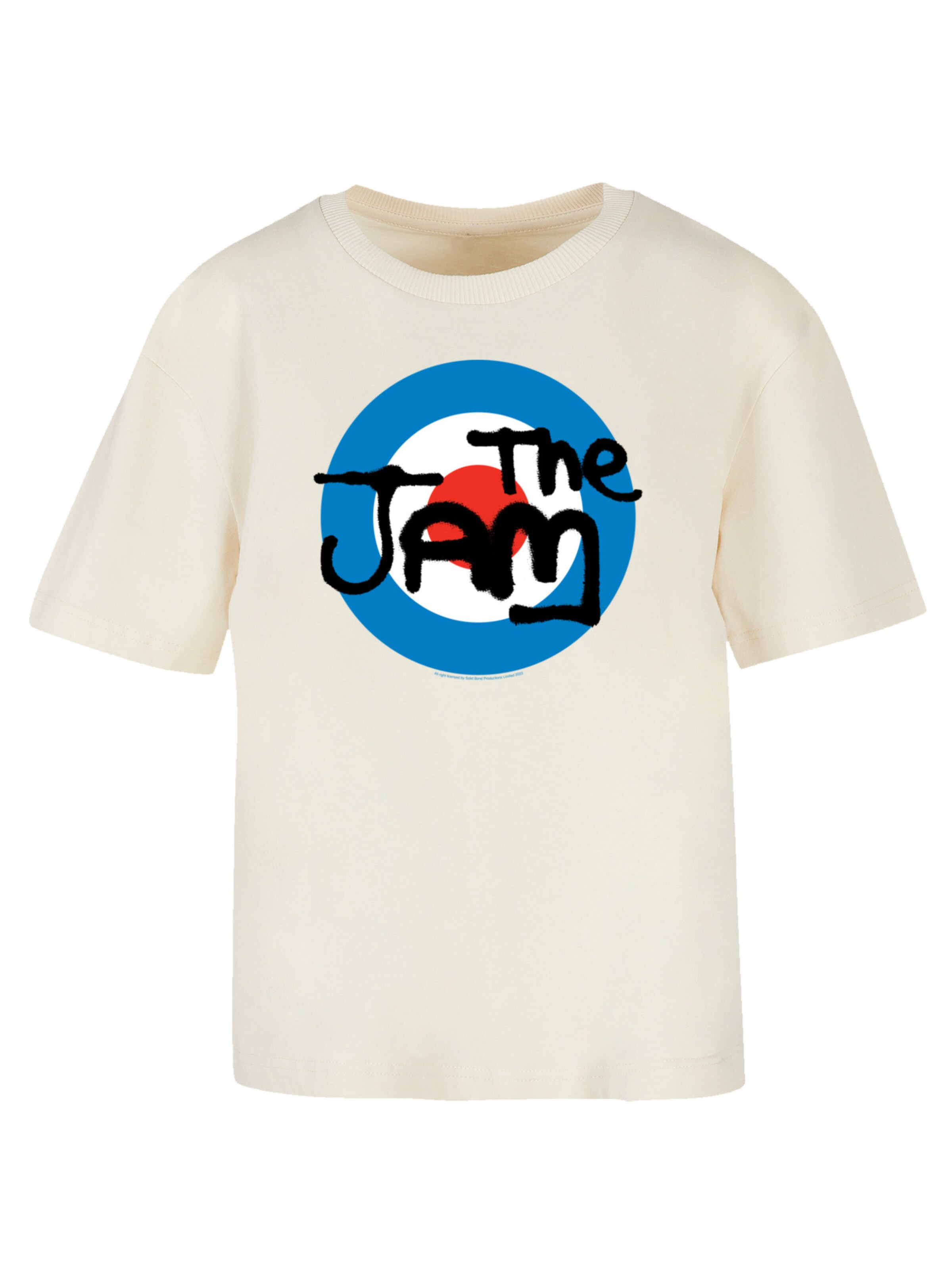 T-shirt 'The Jam' F4NT4STIC en beige : devant