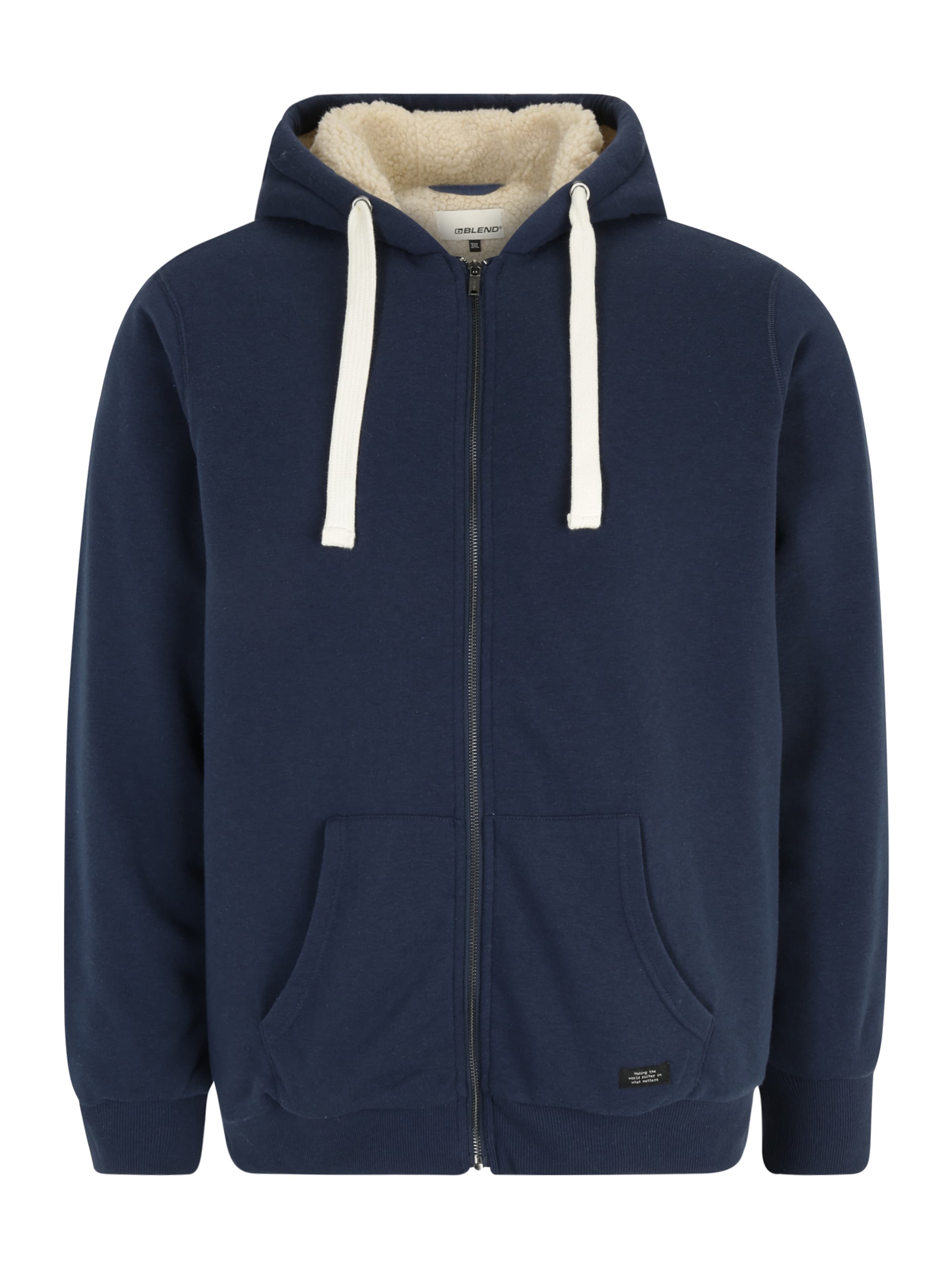 Blend Big Sweatjacke in Blau: Vorderseite