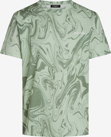 BRUUNS BAZAAR Shirt 'Blend Billy' in Groen: voorkant