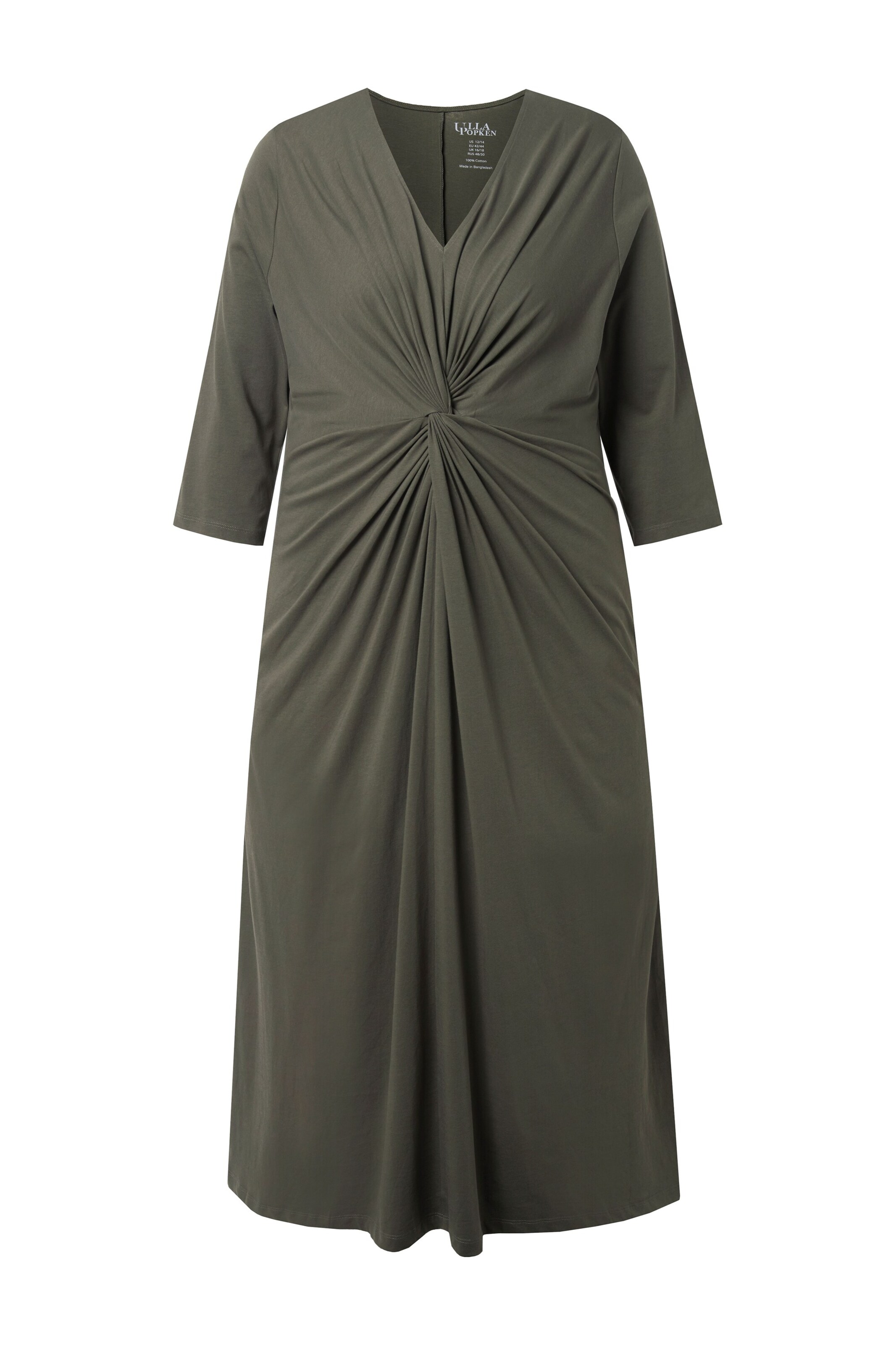 Ulla Popken Kleid in Grün: Vorderseite