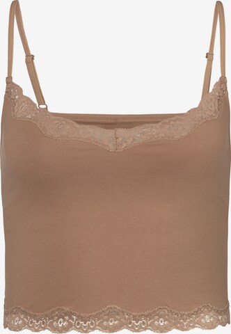 LASCANA Top in Braun: front