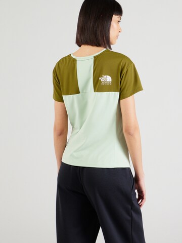 THE NORTH FACE Функциональная футболка 'VALDAY' в Зеленый