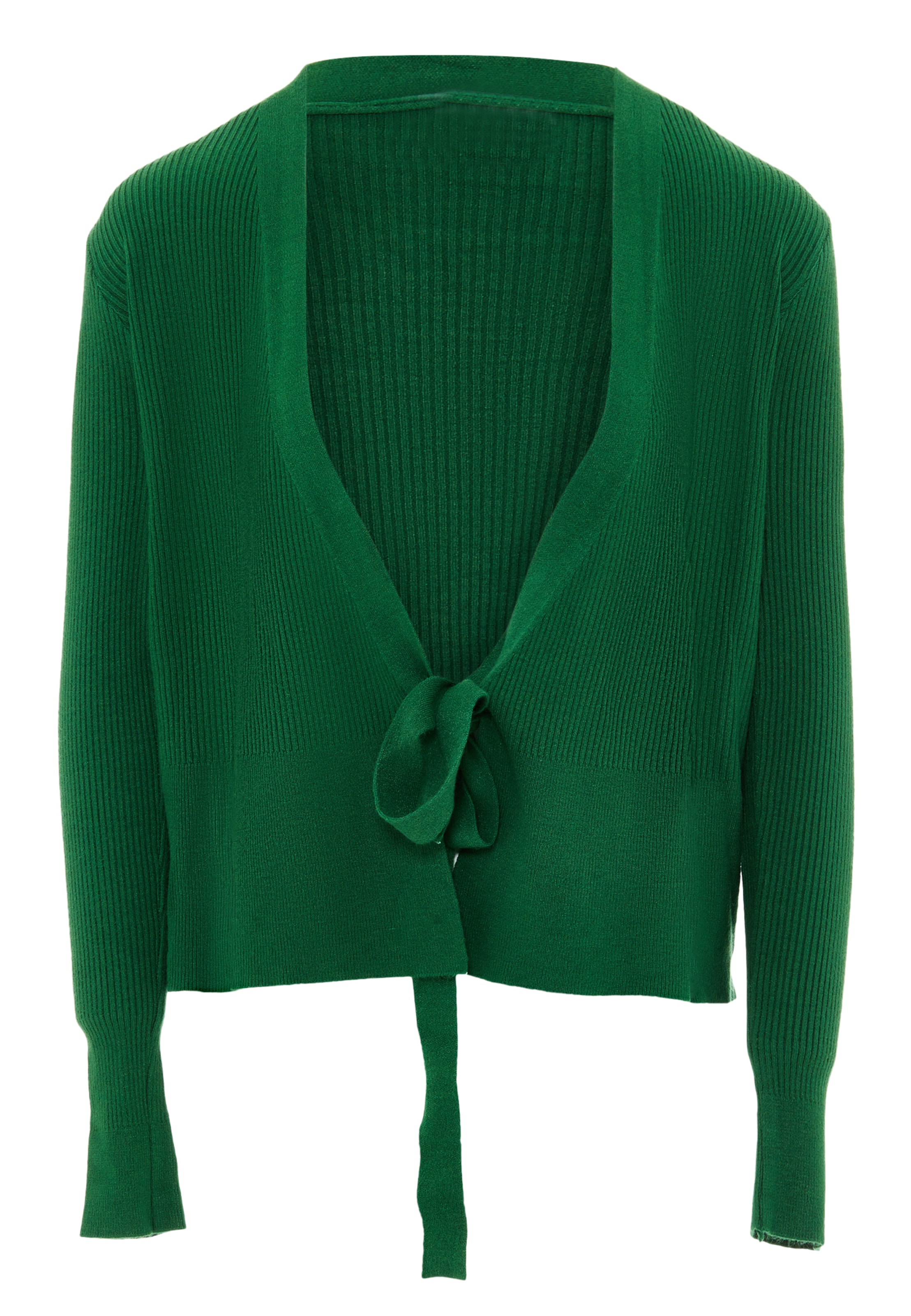 YASANNA - Casaco de malha em verde: frente