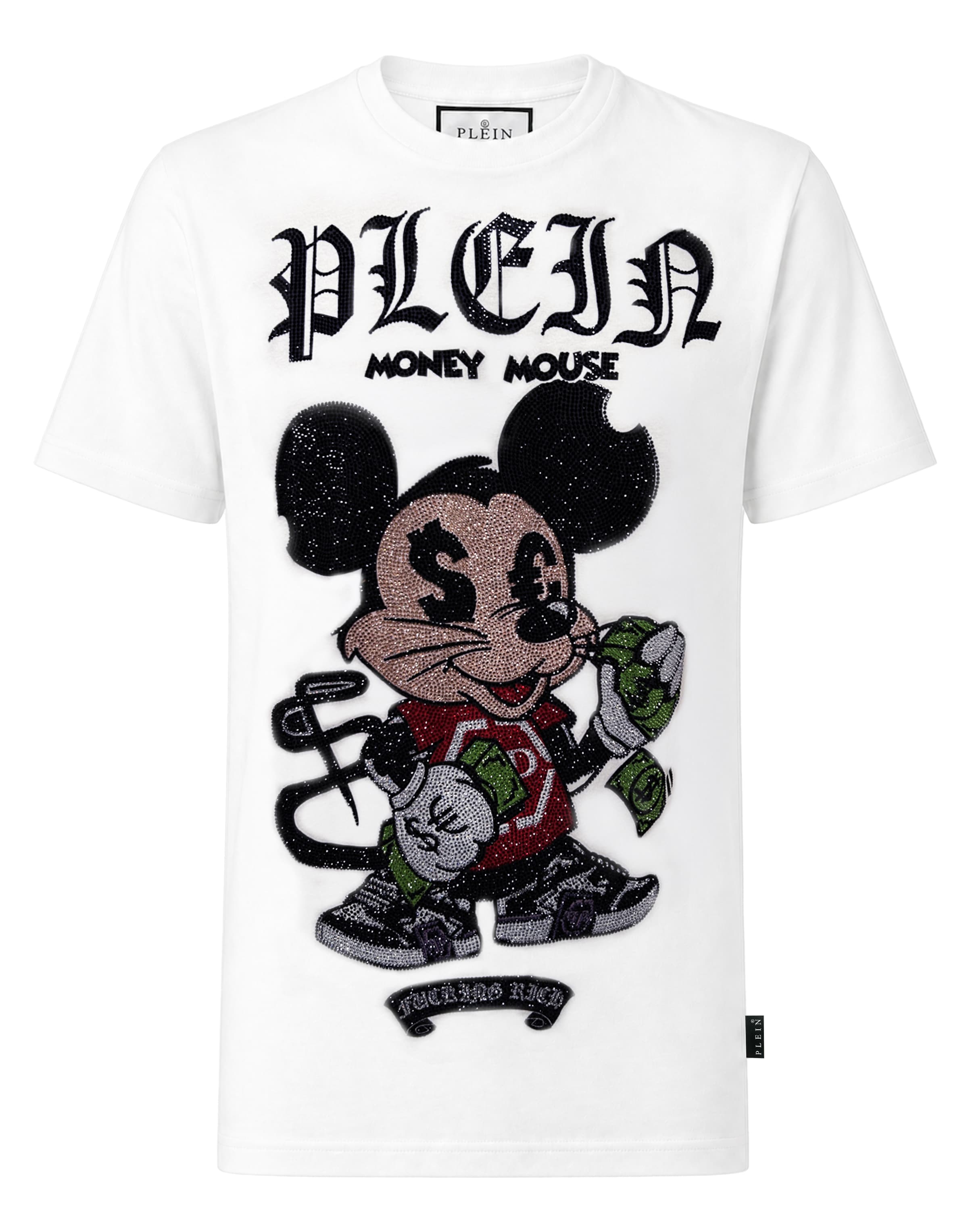 Philipp Plein Shirt 'Money' in XXXL in de kleur Gemengde kleuren / Wit, Productweergave