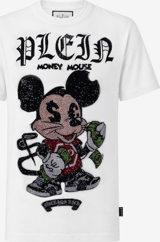Philipp Plein Shirt 'Money' in Wit: voorkant