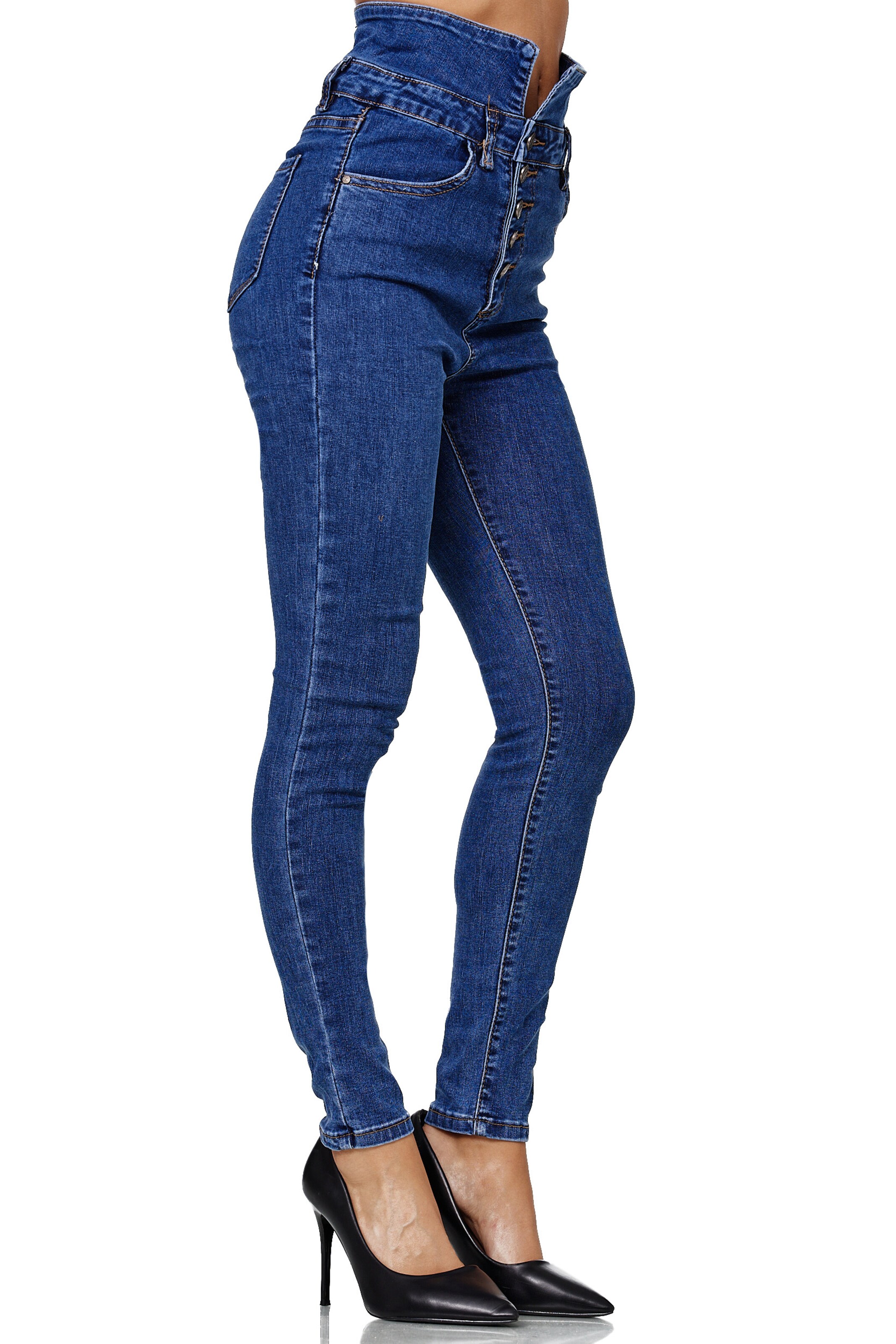 Skinny Jean Elara en bleu