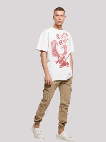 T-Shirt 'Looney Tunes Bugs Bunny Shogun' F4NT4STIC en blanc