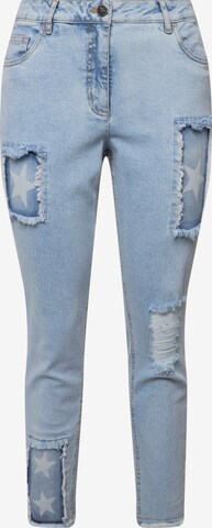 Angel of Style Slimfit Jeans in Blauw: voorkant