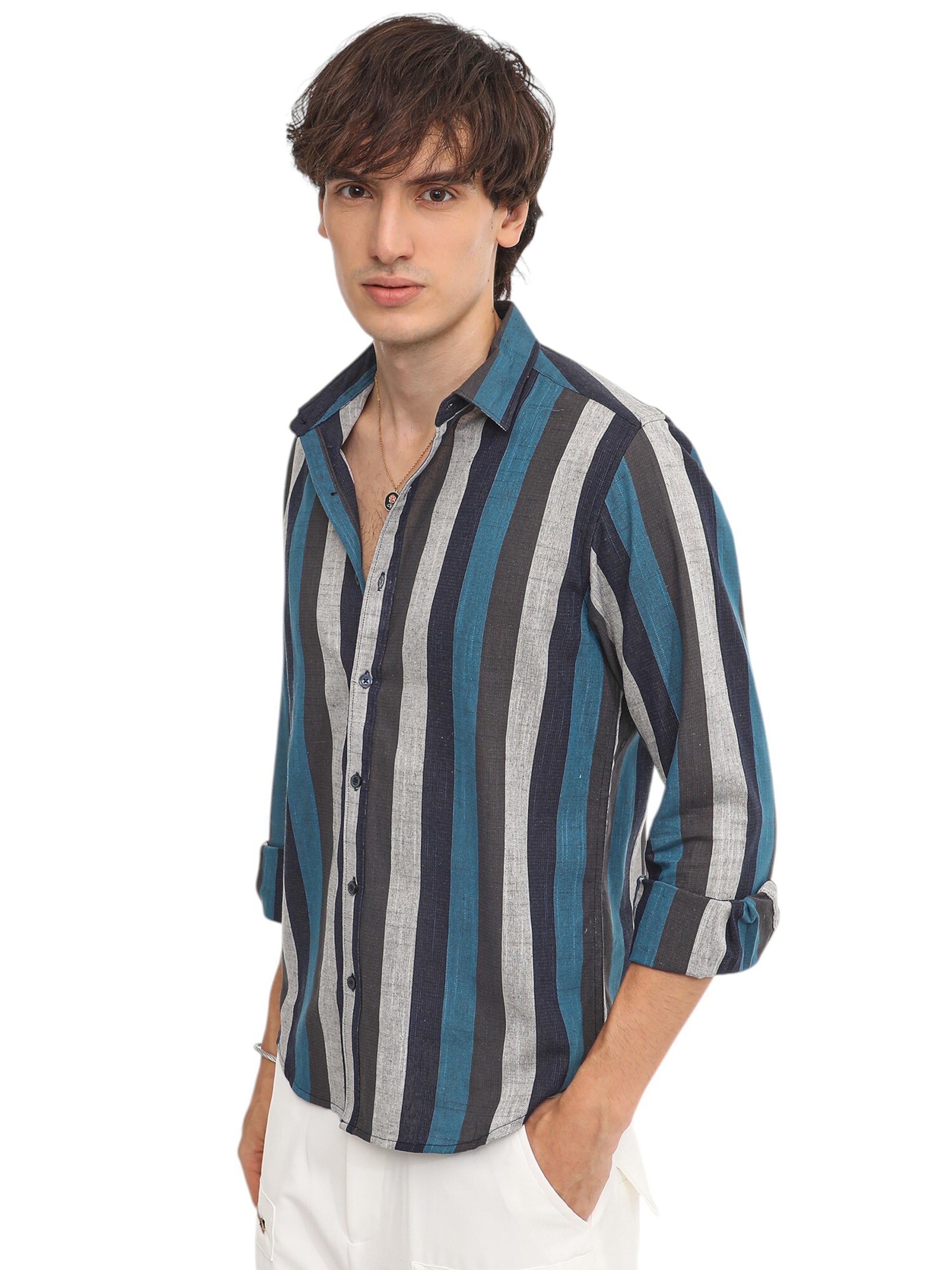 Campus Sutra Rovný strih Košeľa 'Xara' - Béžová