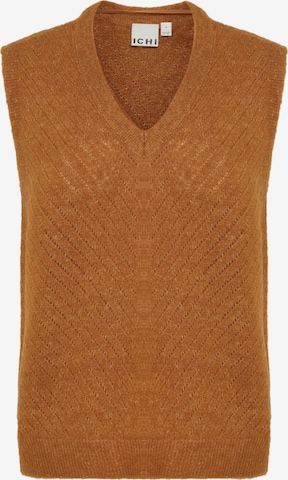 ICHI Sweater 'Kamara' in Brown: front