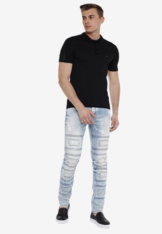 CIPO & BAXX Slimfit Jeans in Blau