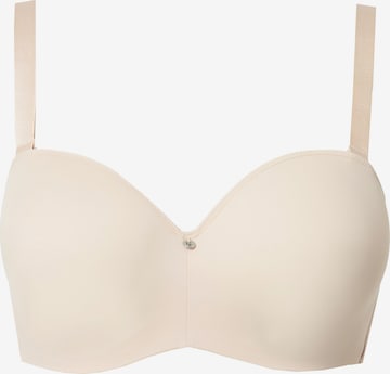 smėlio Ulla Popken Bandeau Liemenėlė: priekis