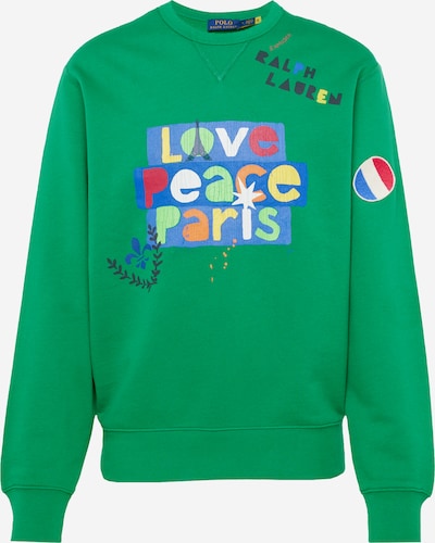 Polo Ralph Lauren Sweatshirt i royalblå / grön / röd / vit, Produktvy