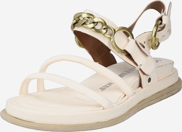 A.S.98 Sandal 'Pola21' in White: front