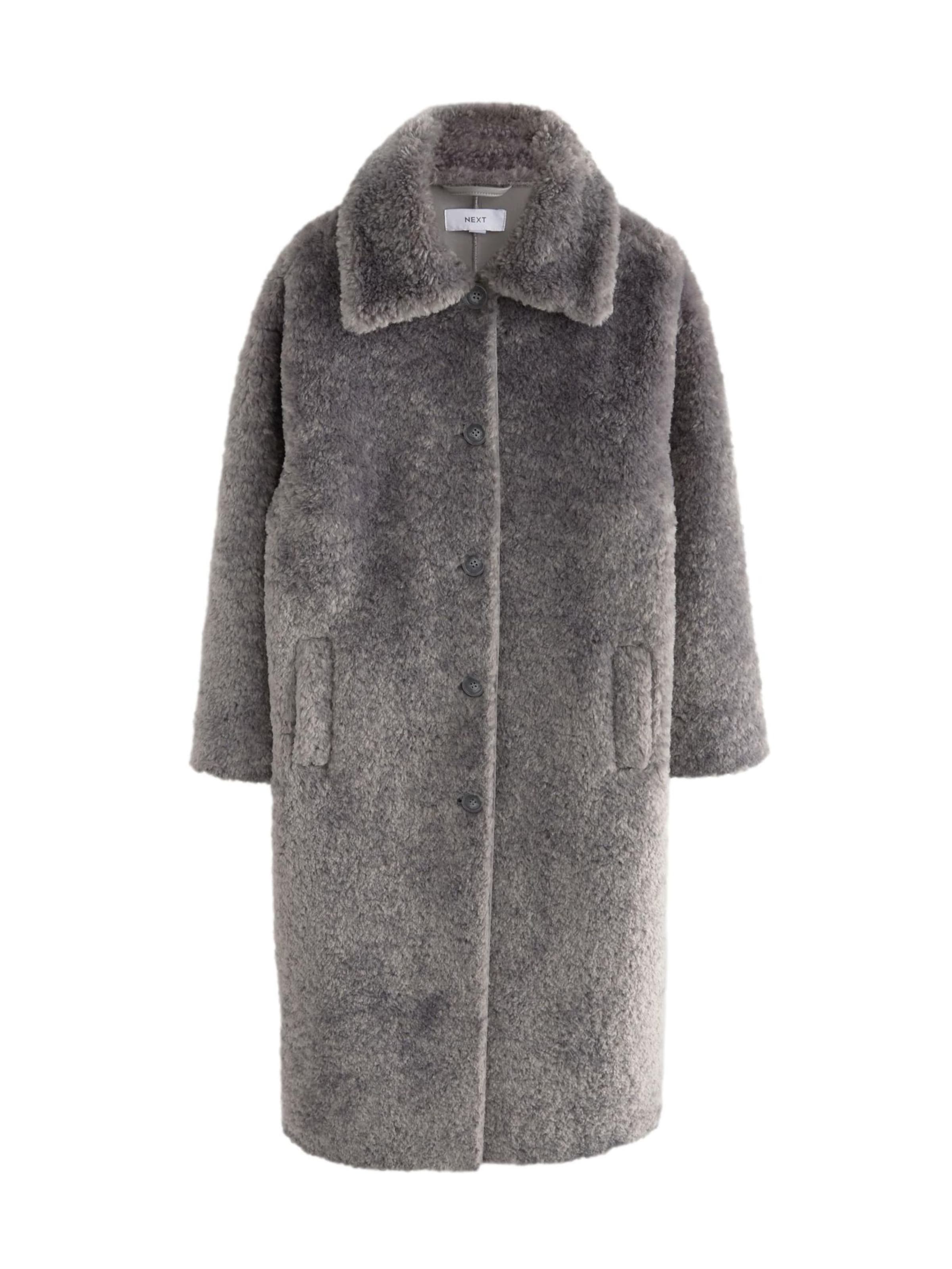 Next Zimní kabát – šedá: přední strana
