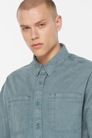 Harlem Soul Comfort Fit SO-NNY Kurzarmhemd in Blau