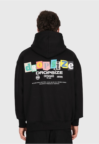 Dropsize Sweatshirt 'Nothing Matters' in Schwarz: Vorderseite