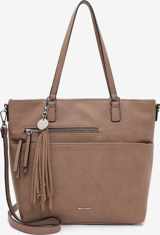 TAMARIS Shopper 'Adele' in Beige: voorkant