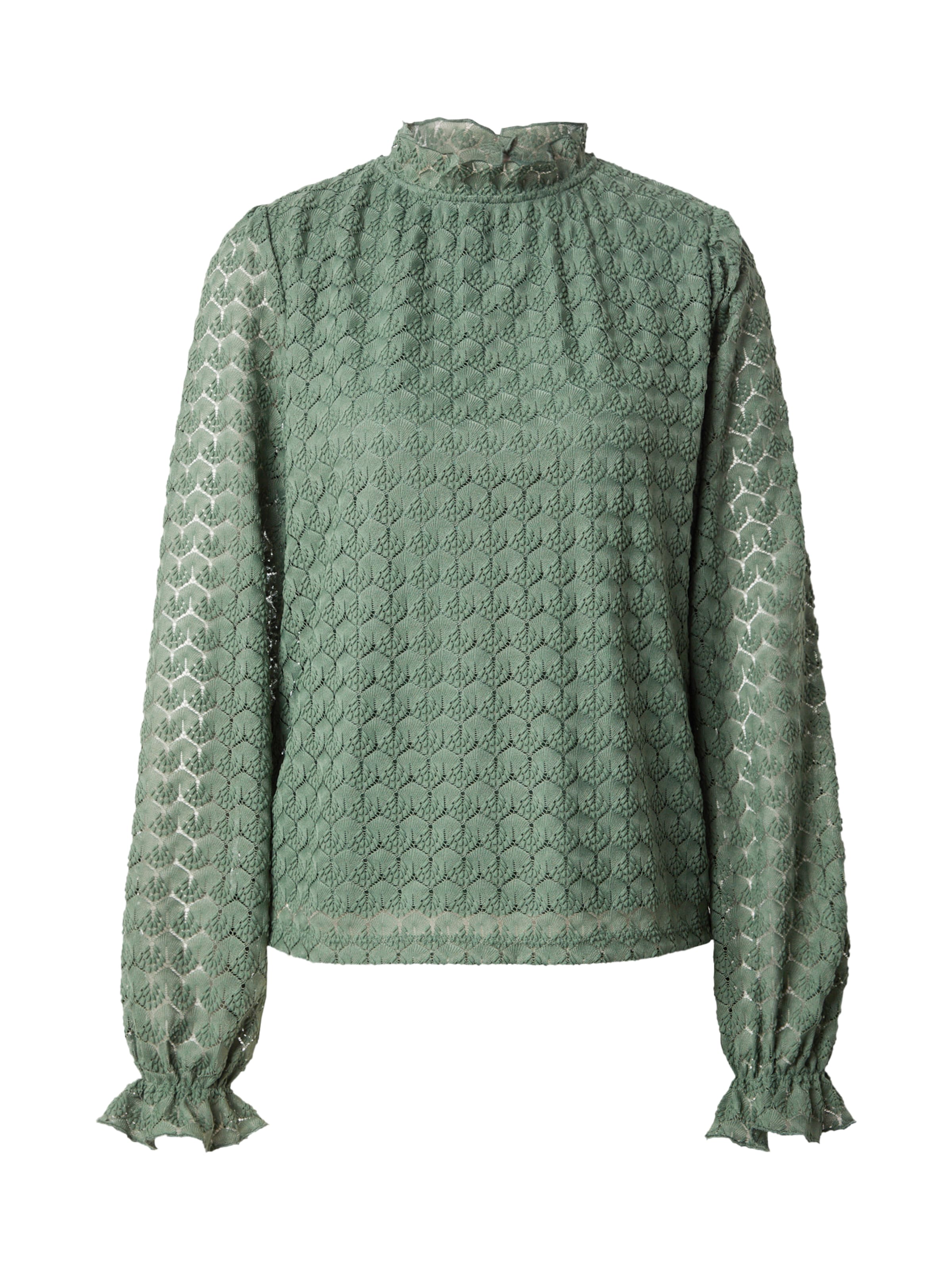 VILA Bluza &#x27;VIMOKA&#x27; | zelena barva: sprednja stran