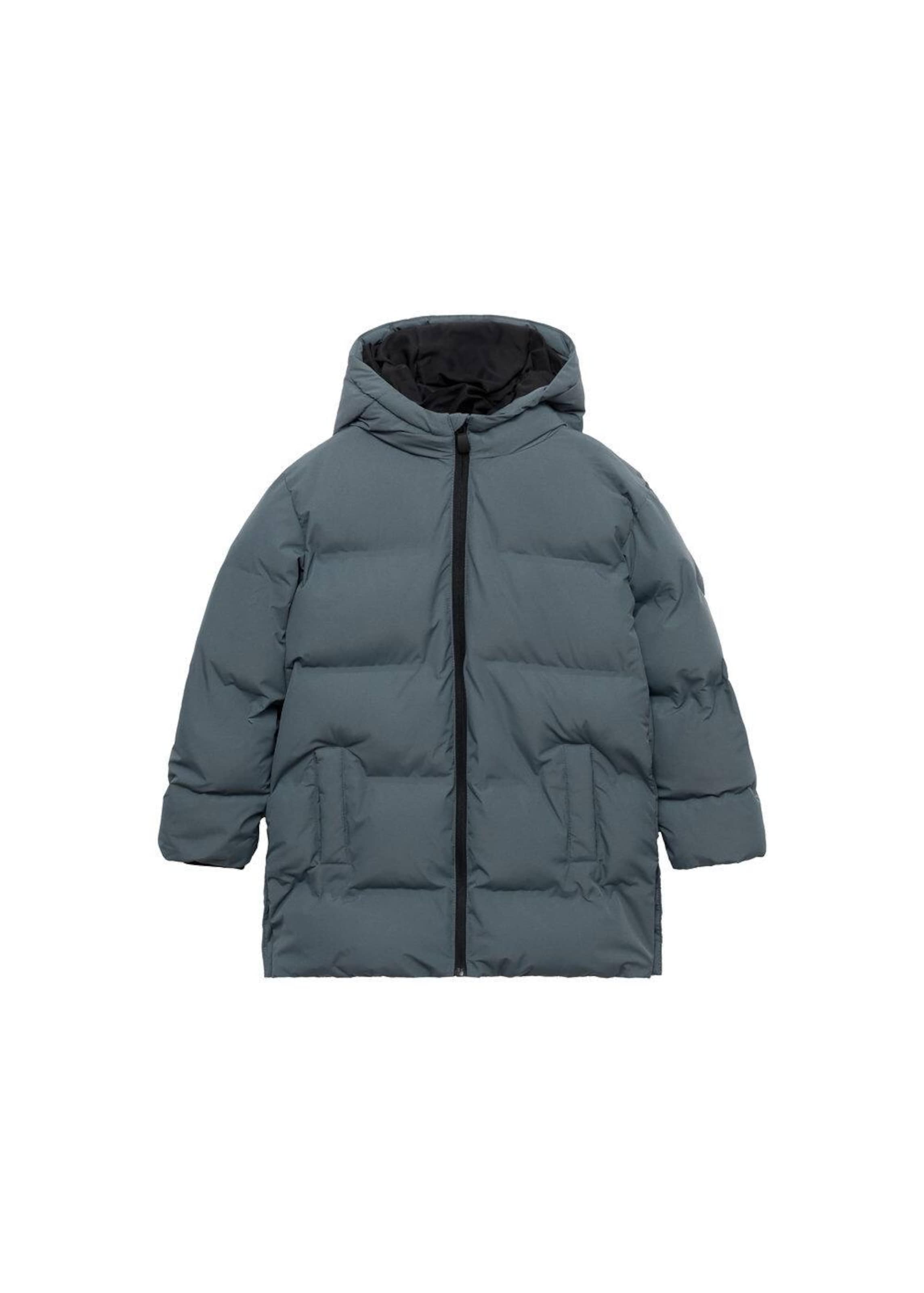 MANGO KIDS Coat 'Afrilong' in Blue: front