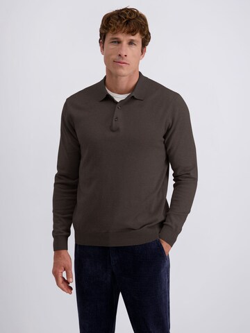 PIERRE CARDIN Trui in Bruin: voorkant