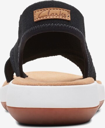 CLARKS Strap Sandals in Black