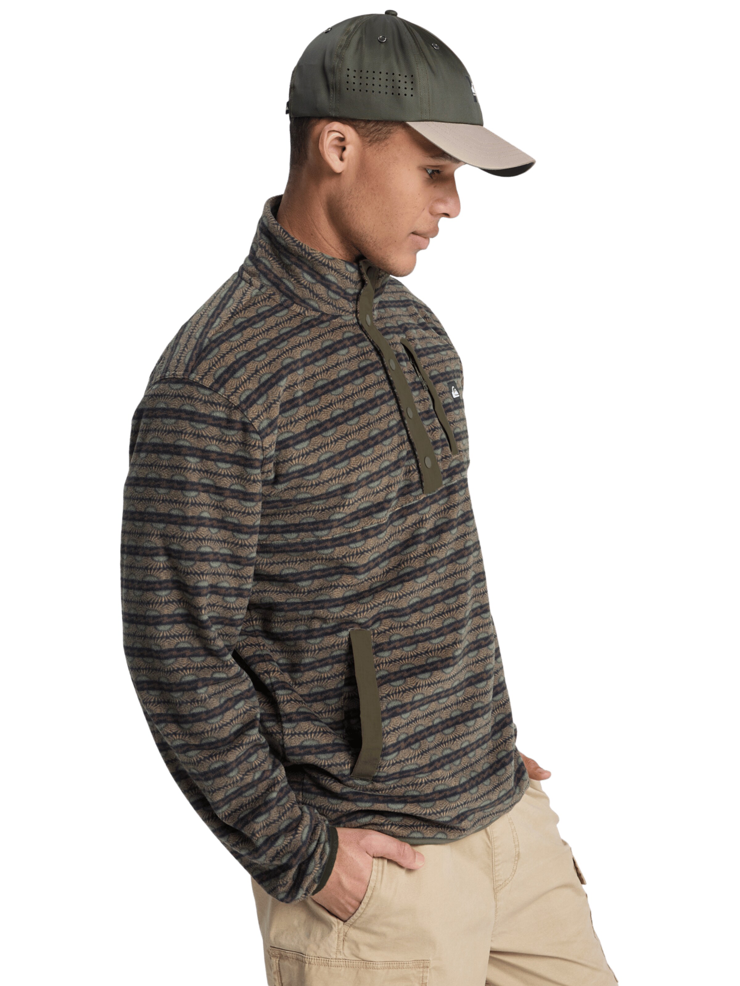 QUIKSILVER Sweatshirt in Green