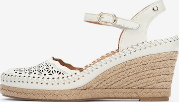 PIKOLINOS Remmisandaalit 'Vila' värissä valkoinen: etupuoli