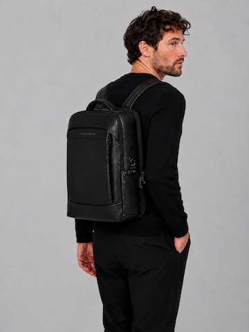 Sac à dos 'AUREX FINGERPRINT TECH.' CYCAS D'OR en noir : devant