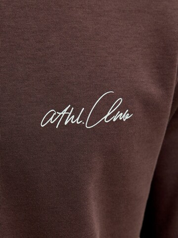JACK & JONES Shirt 'Abstract' in Brown: front