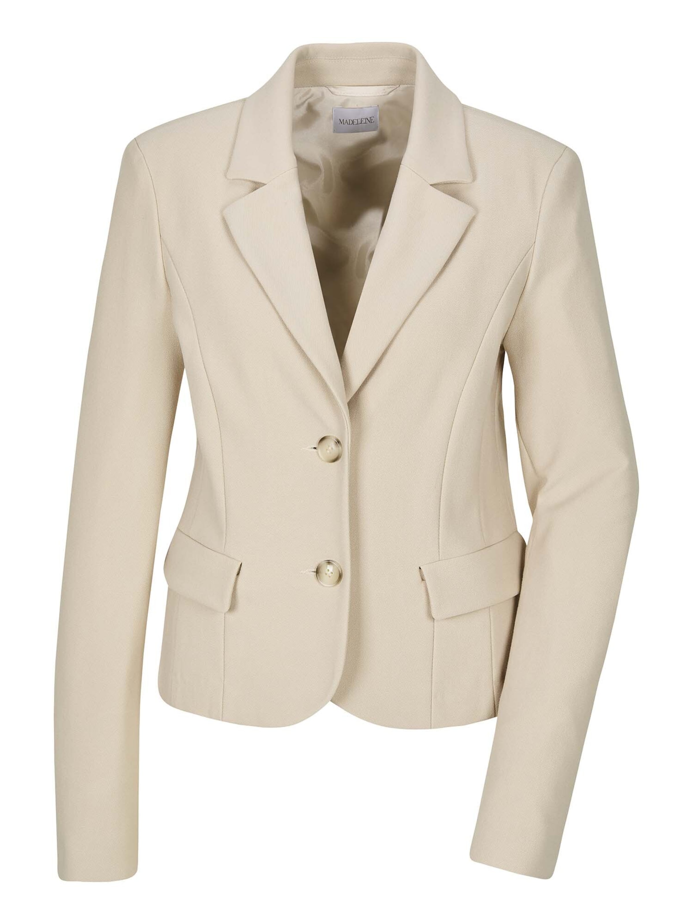 Blazer MADELEINE en blanc : devant