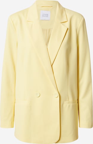 Love & Divine Blazer 'Love590' in Yellow: front